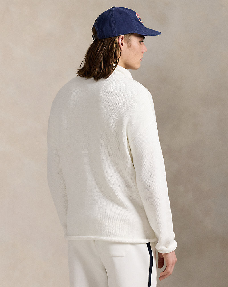 The I Heart Polo Flag Jumper Deckwash White