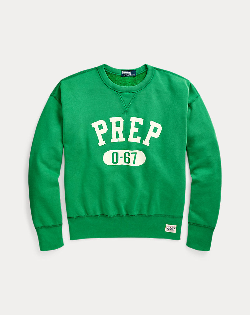 Vintage Fit Fleece Graphic Sweatshirt Cruise Green