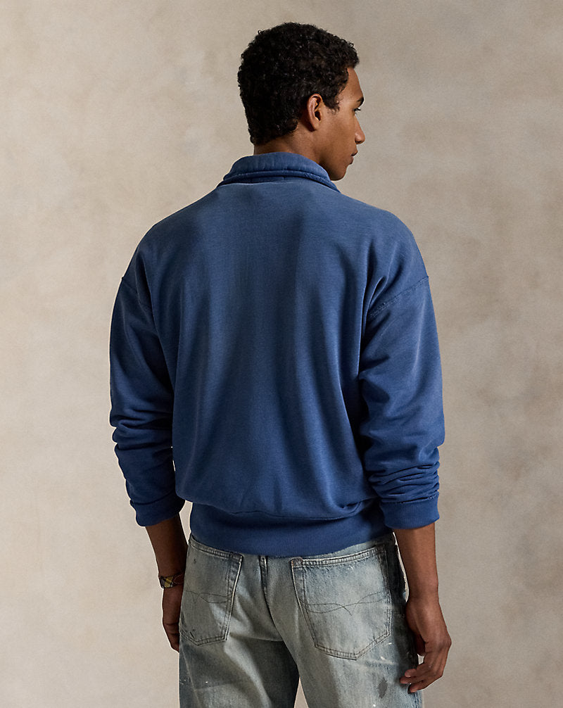 Vintage Fit Fleece Pocket Sweatshirt Old Royal