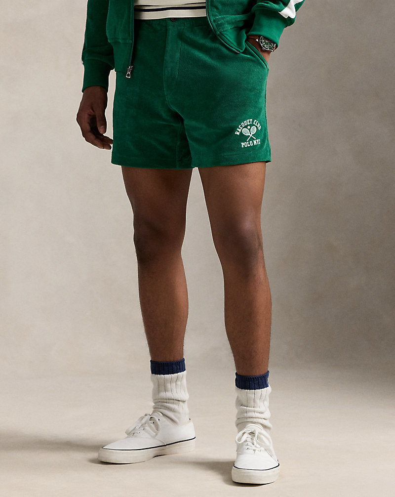 15 cm Polo Prepster Terry Graphic Short Tennis Green