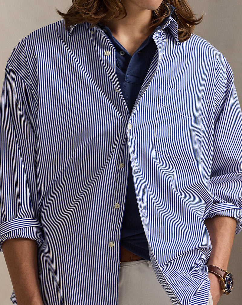 The Striped Big Shirt Blue/White