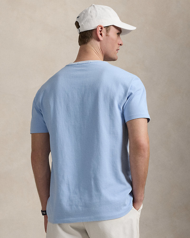 Classic Fit Polo Sport Jersey T-Shirt Bluebell