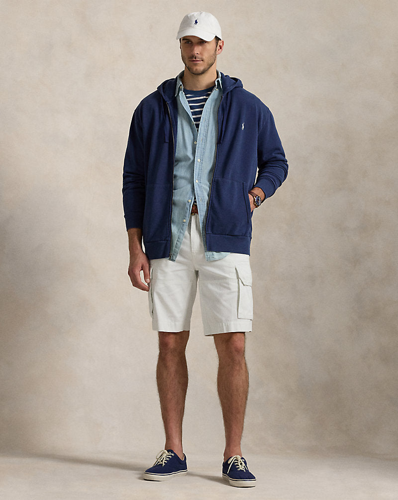Loopback Fleece Full-Zip Hoodie Cruise Navy
