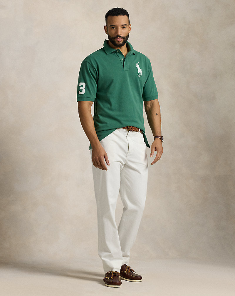 Big Pony Mesh Polo Shirt Antique Green