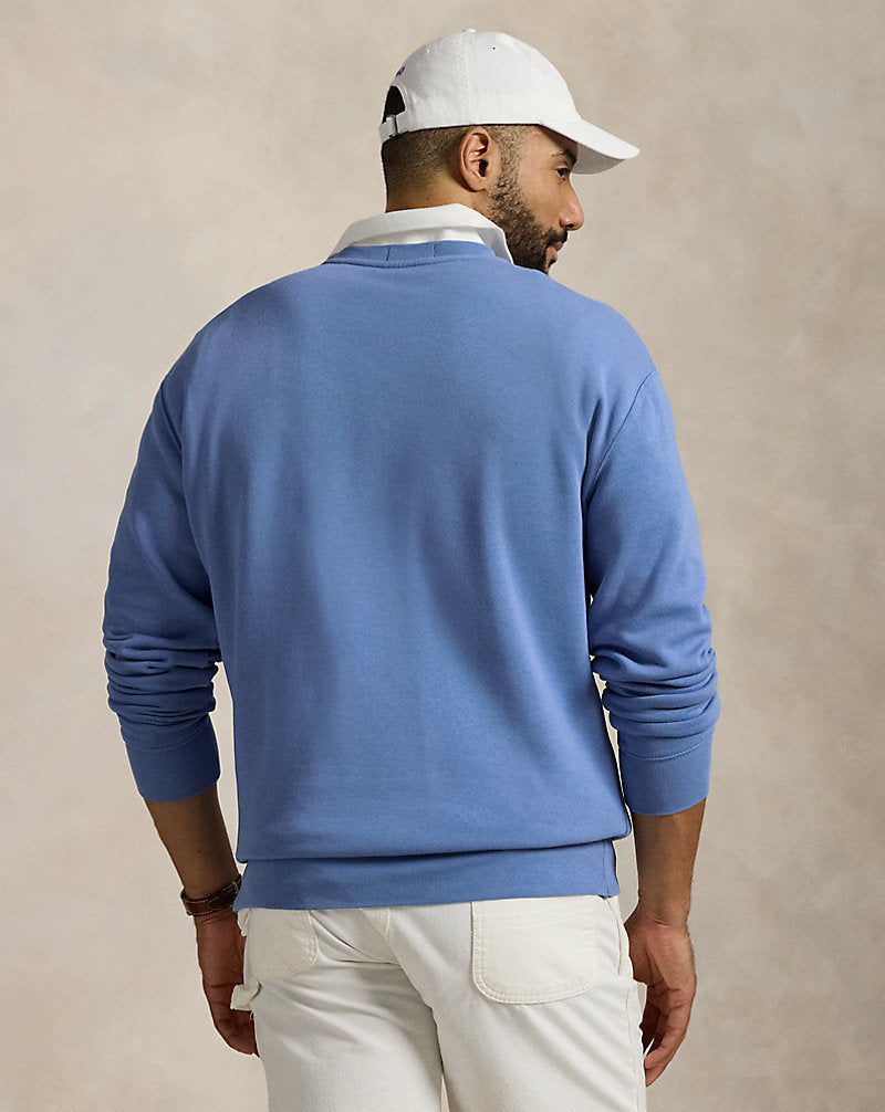 Polo Bear Fleece Sweatshirt Campus Blu Hrtg Icns