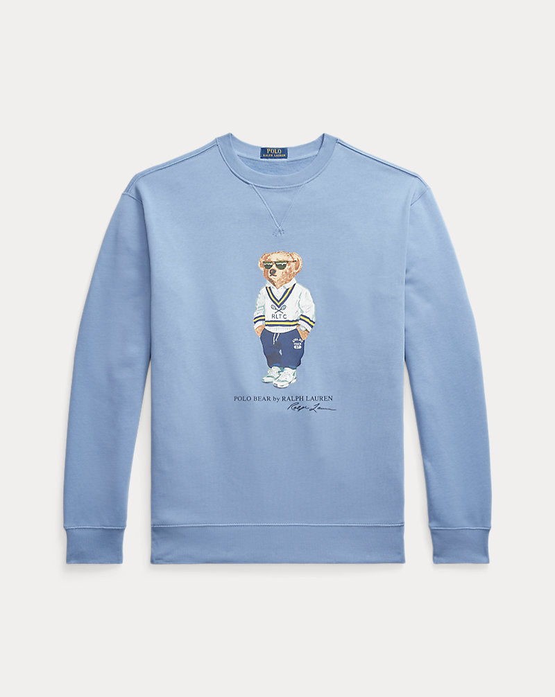Polo Bear Fleece Sweatshirt Campus Blu Hrtg Icns