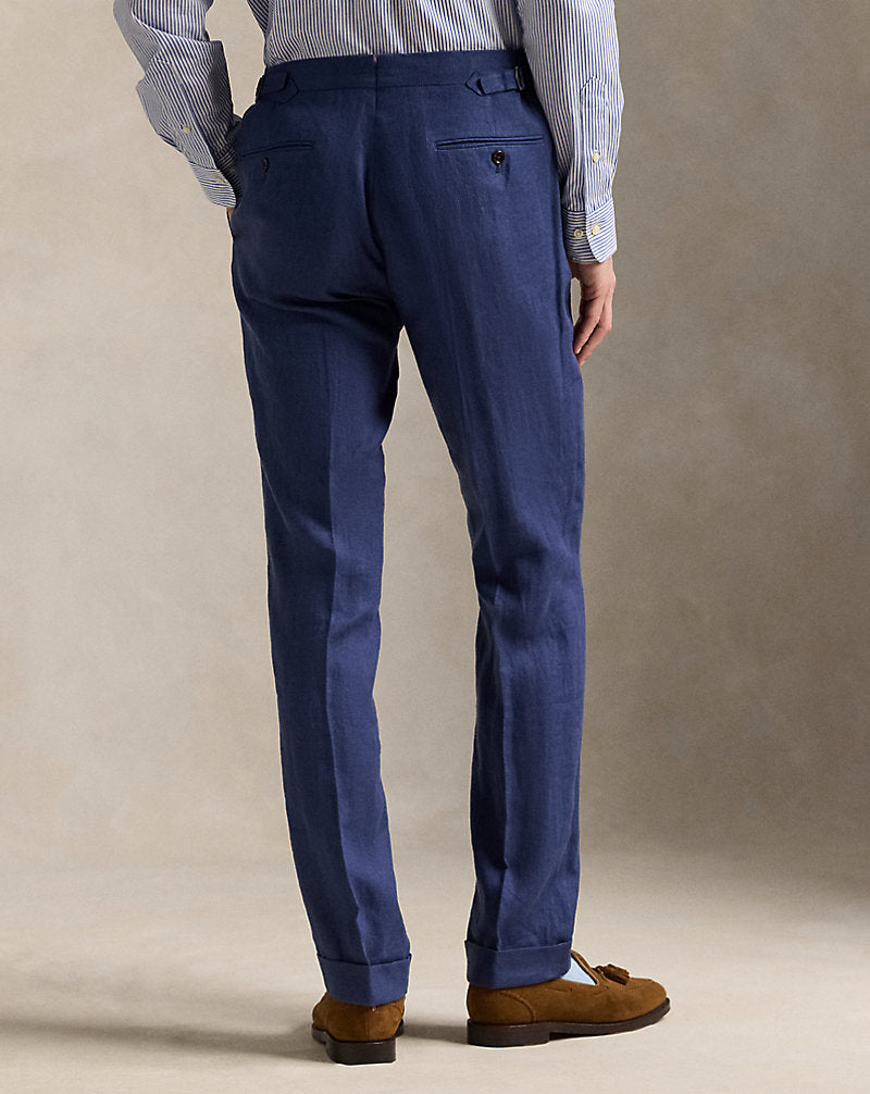 Linen Trouser Bright Navy