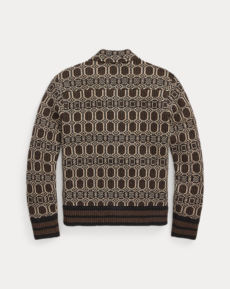 x Zefren-M Jumper Jacket Black/Cream Multi
