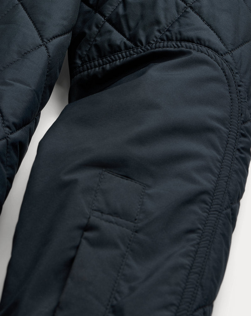 Quilted Overshirt Navy