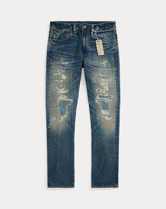 High Slim Brannon Repaired Jean Brannon Wash
