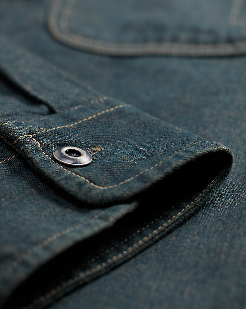 Indigo Denim Workshirt Indigo Rinse
