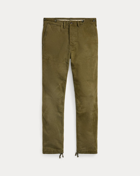 Engineer Fit Canvas Trouser Olive