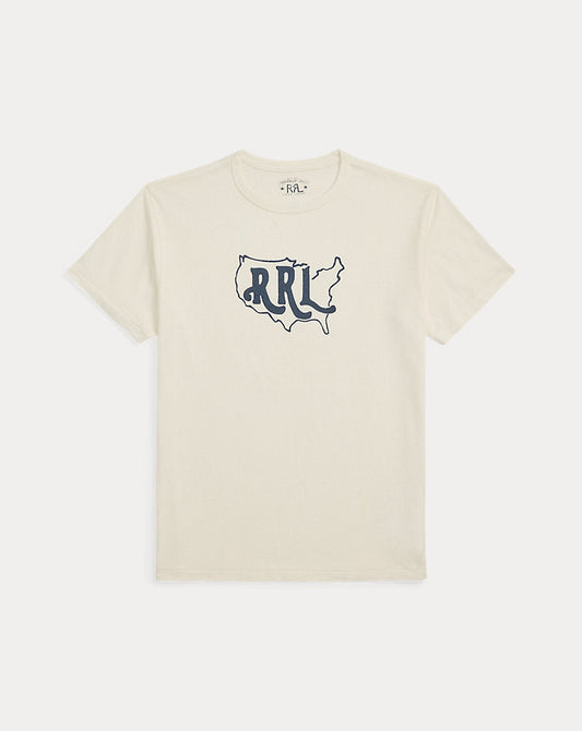 Logo Cotton-Hemp Jersey T-Shirt Warm White