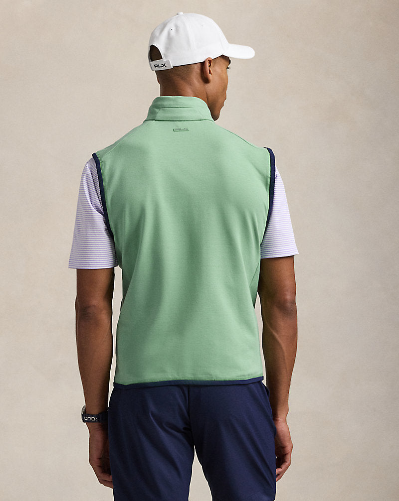 Hybrid Mockneck Gilet Faded Mint