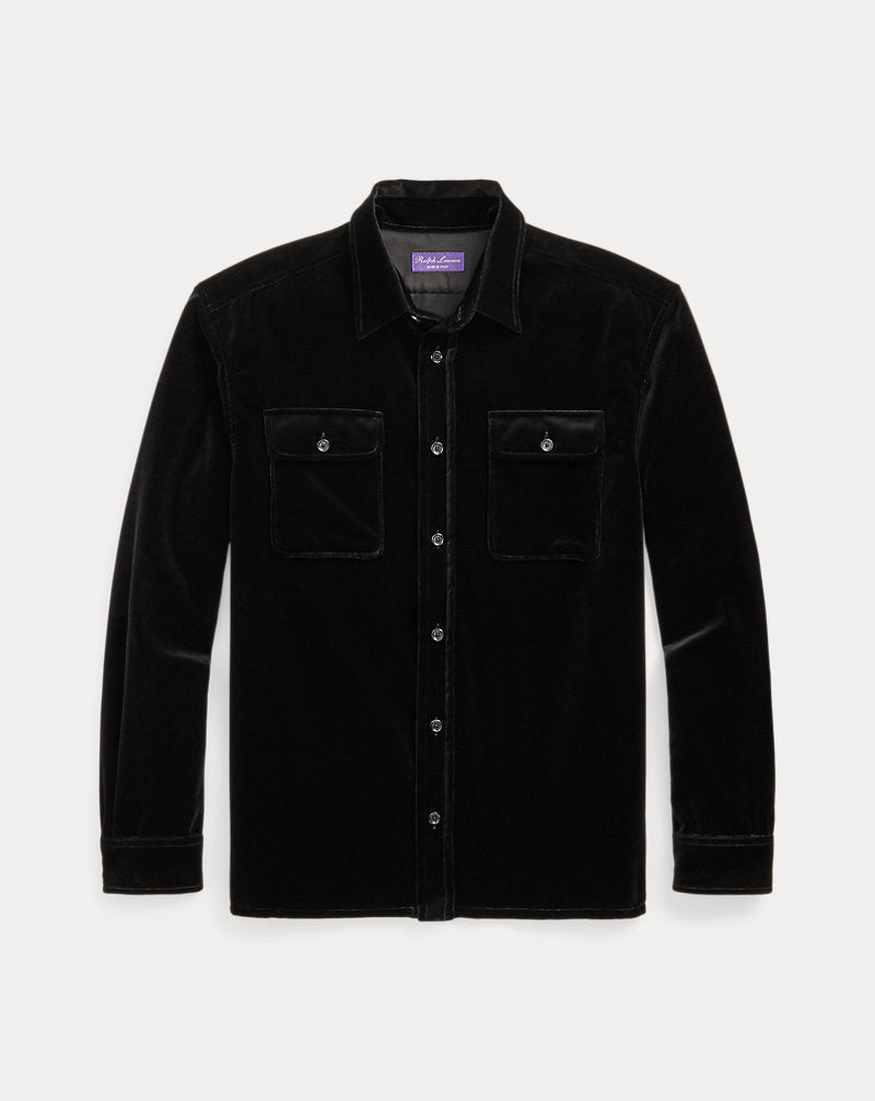 Velvet Shirt Black