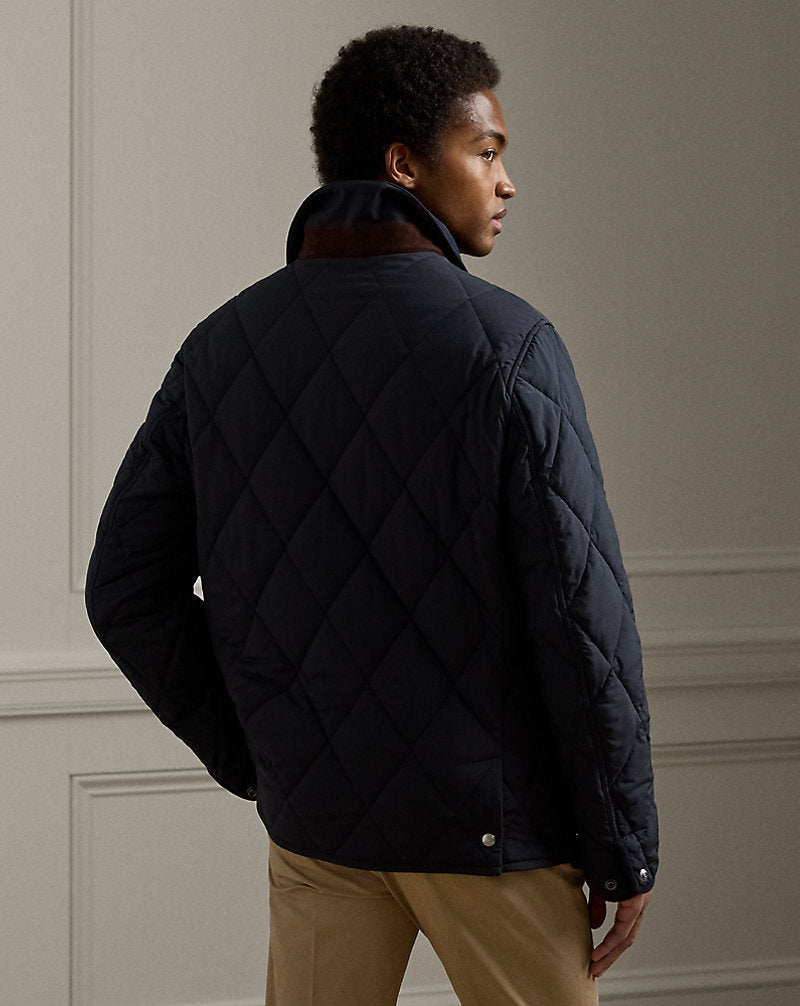 Carleton Quilted Down Jacket Classic Chairman Navy