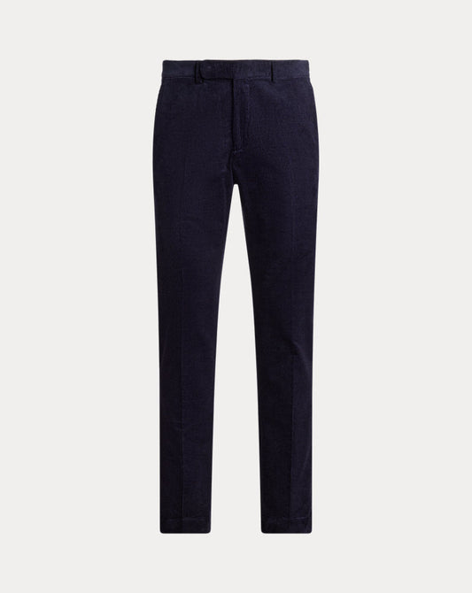 Slim Fit Hand-Tailored Corduroy Trouser Classic Chairman Navy